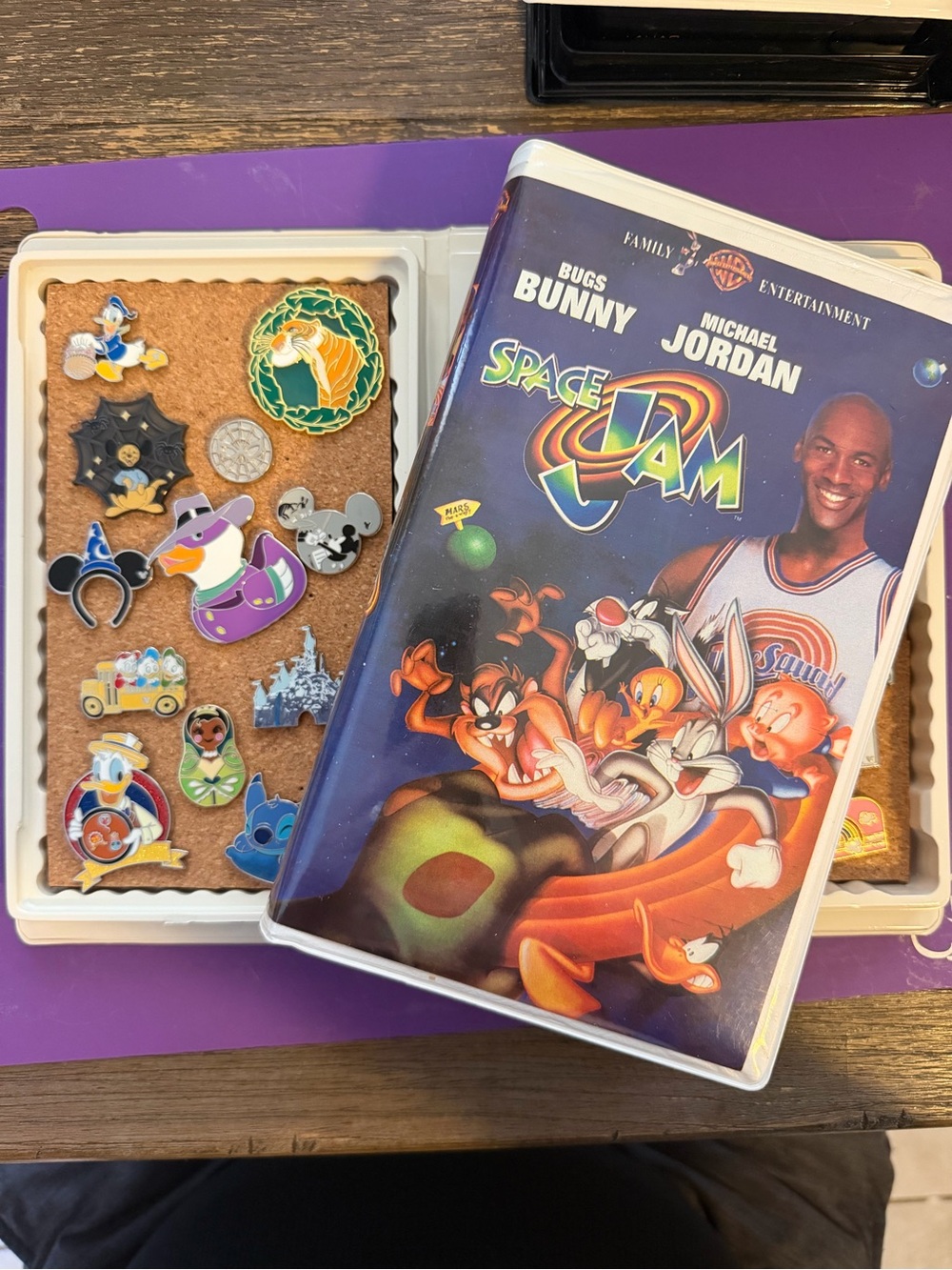Space Jam – Vintage Disney Pin Board | Please Rewind